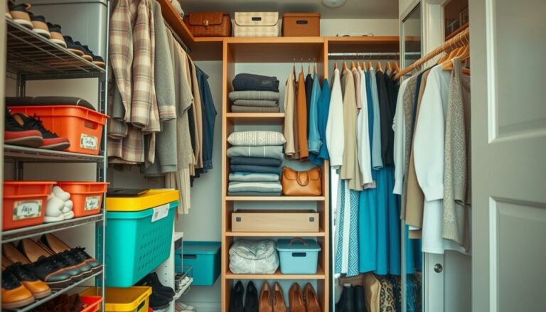 closet organization hacks
