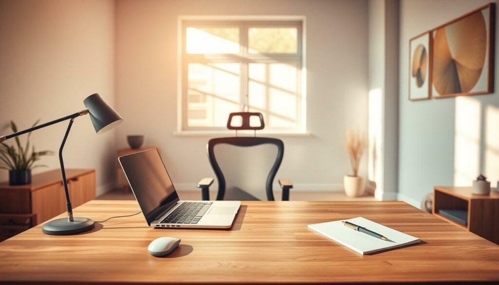 minimalism desk setup