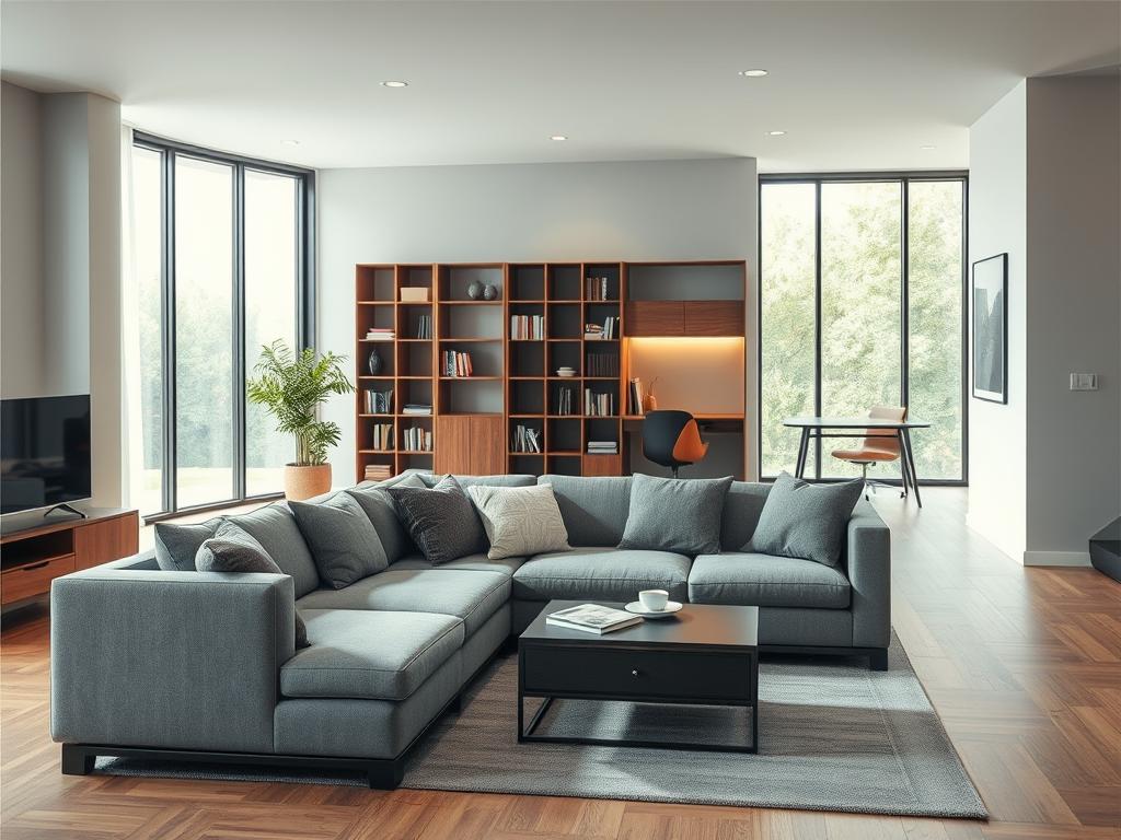 multifunctional furniture for creating zones in open areas